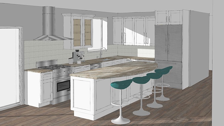 sketchup kitchen design extension